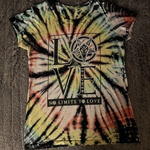 Black Craft Cult Tie-Dye Pride T-shirt